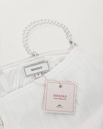 Das Wasserwellenstruktur-Spaghettiträgerkleid